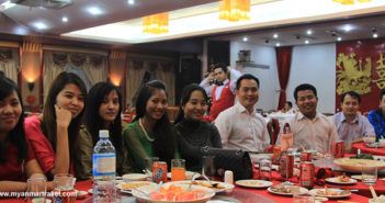 Year End Party 2012 of Asia Travel & Leisure in Yangon