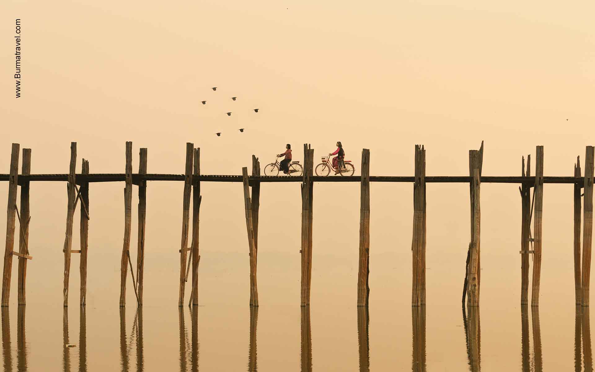 Ubein Wooden Bridge - top Attractions in Mandalay