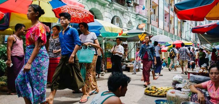 markets in Yangon