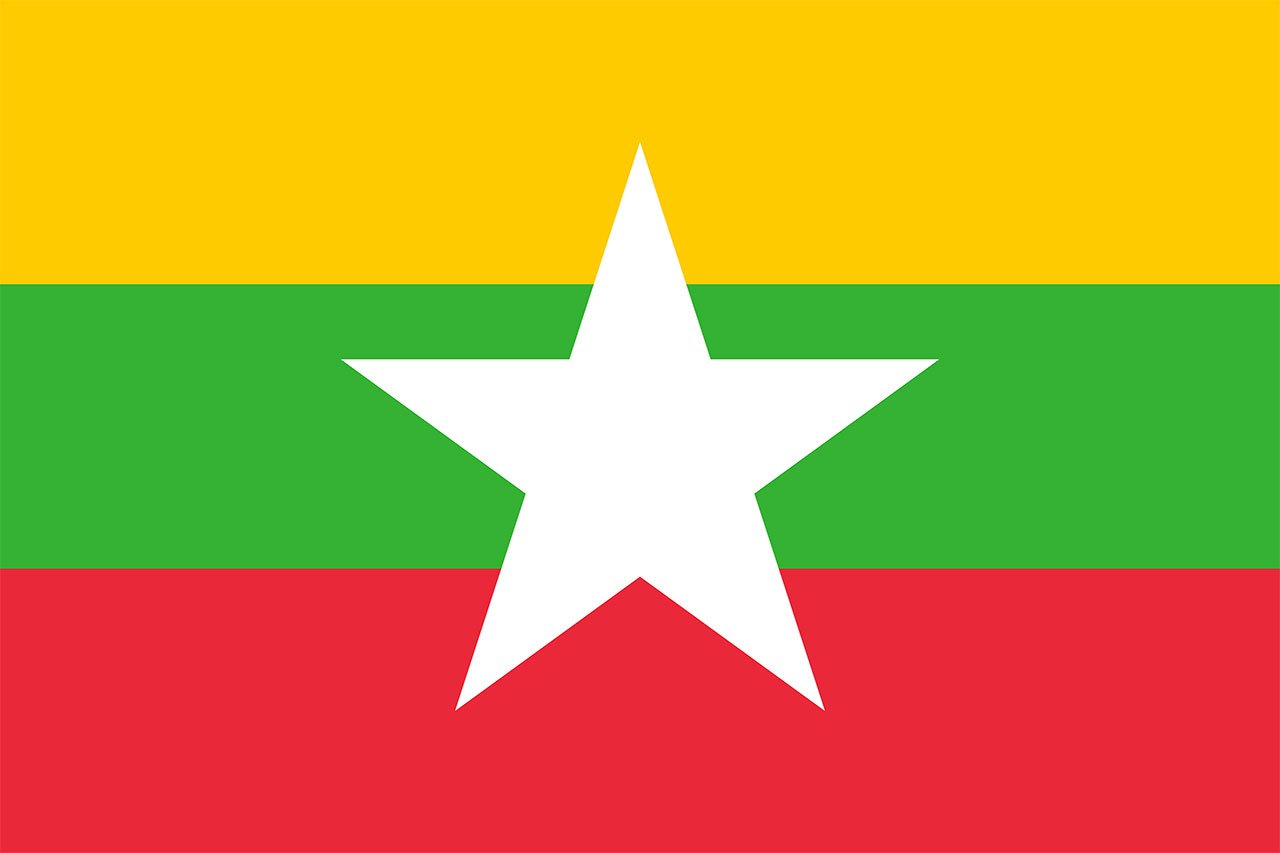 Flag of Myanmar today