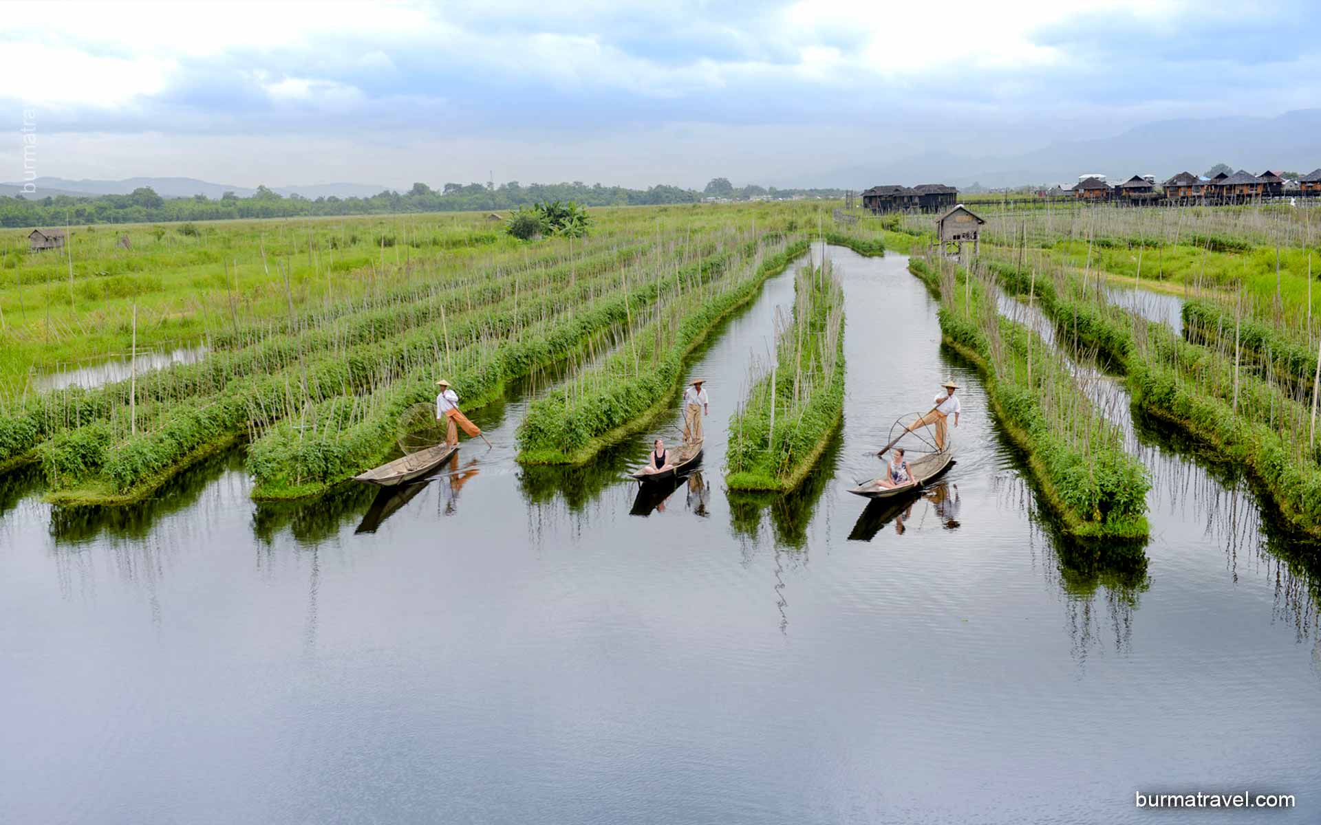 floating garden in inle lake